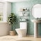 Zenith Metal Zenna Home Satin Nickel Silver Steel Bathroom Spacesaver 2523NN - alternate 3